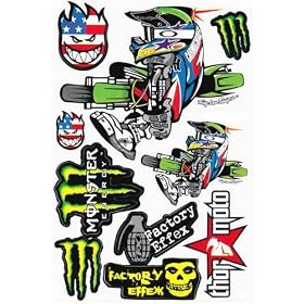 " Monster Energy " Supercross/Motocross Sticker Set