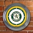 Oakland Athletics Team 14" Neon Clock MLB Baseball Fan Shop Sports Team Merchandise