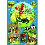 Country Kittens 625pc Family Jigsaw Puzzle by Linda Picken