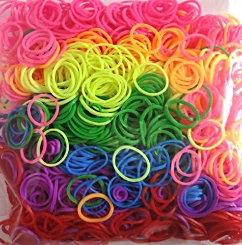 Hair Braiding Elastic Poly Rubber Bands - Random Color (150 PCS)