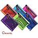 OMURA COLORFUL PENCIL POUCH with Mesh Window, Zippered & Standard 3-Ring Binder, Pack 6 pcs