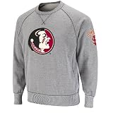 Florida State Seminoles Outlaw Heather Grey Fleece Crew Sweatshirt