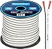 InstallGear 14 Gauge AWG 100ft Speaker Wire Cable - White