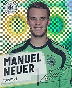 GLITZER KARTE / REWE DFB WM 2014 Manuel Neuer Nr. 1 / 34 Sammelkarte