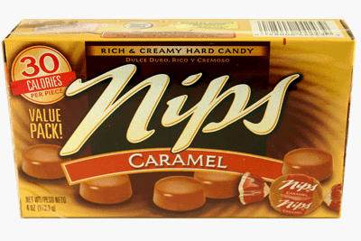 Nips Caramel 4oz Box by Caramels