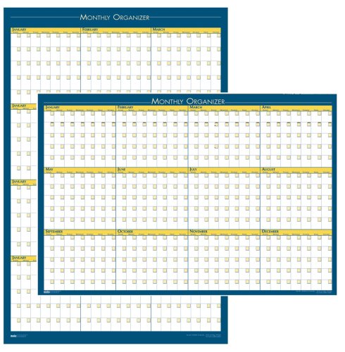 House of Doolittle 12-Month Laminated Wall Planner, 36