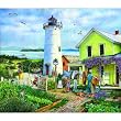 Lighthouse Life 550pc Jigsaw Puzzle by Susan Brabeau