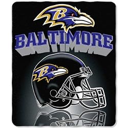Northwest Baltimore Ravens Gridiron Fleece Throw
