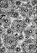Unique Loom Sofia Collection Traditional Vintage Black Area Rug (7