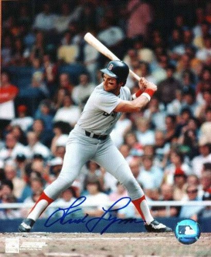 Autographed/Hand Signed Fred Lynn Boston Red Sox 8x10 Photo