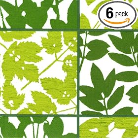 Ideal Home Range Greenhouse, Lime Lunch Napkin,  20-Count Package (Pack of 6)