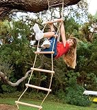 Indoor/Outdoor Sturdy Rope 6' Ladder