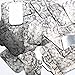 Sequin Gray Black Snakeskin Reptile Print Pattern Rectangle 1.5 inches Couture Loose Paillette Sequins