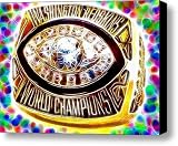 Magical Redskins 1982 Super Bowl Ring Canvas Print / Canvas Art - Artist Paul Van Scott