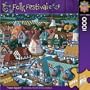 MasterPieces Town Square 1000 Piece Puzzle Folk Festival Collection