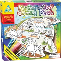 The Orb Factory Magnetic Coloring Zoo Puzzle