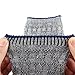 KEAZA Athletic Sports Knit Crew Socks MZ10 Christmas Gift Package Breathable Wool Knitting Ankle Sock 5-pack