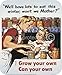 Grow Your Own Can Your Own WWii US Vintage MOUSE PAD