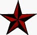 Red & Black Nautical Star - 3\