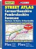 Carmarthenshire, Pembrokeshire and Swansea (Philip's Street Atlases)