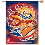 Connecticut Sun Vertical Flag: WNBA 27x37 Banner