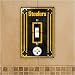 Pittsburgh Steelers Art Glass Switch Cover