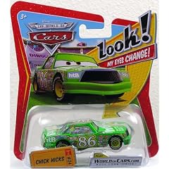 Mattel P7033 - Disney Pixar CARS Chick Hicks THE WORLD OF CARS Die-Cast - Look! MY EYES CHANGE!