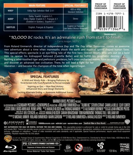 10,000 B.C. [Blu-ray] image