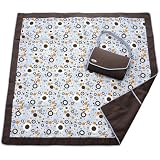 JJ Cole Essentials Blanket - Brown Blue by JJ Cole