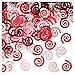 Creative Converting Swirls Confetti, Classic Red