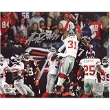 Aaron Ross New York Giants - vs. Falcons - Autographed 8x10 Photograph