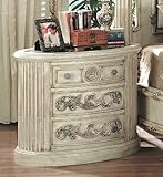 YT Furniture RM1000N - Romeo Night Stand (Whitewash)