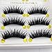 Hot TS013 5 Pairs Smoking Thick Long False Eyelashes beauty Lashes Fake Eye Lashes Makeup