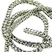 Men's new Silver plated crystal necklace bling bling hip hop