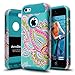 iPhone 7 Plus Case,AnnBay for iPhone 7 Plus High Impact Hybrid Dual Layer Case Heavy Duty Case Armor Cover Case with Totem Pattern (Blue)