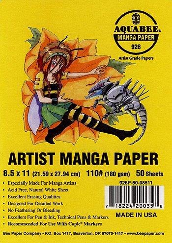 Manga Artist Paper- 11x14 Inch 50 Sheet Pack