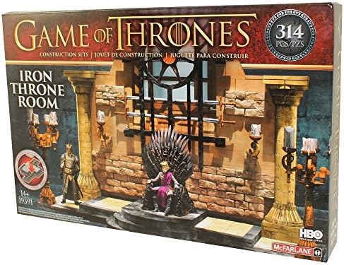 McFarlane Toys Building Sets - Game of Thrones S1 - IRON THRONE ROOM (314 Pieces