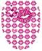 Toilet Tattoos TT-V900-O Hot Lips Design, Elongated