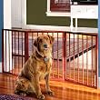 Folding Wood Pet Gate- 3 Sections Folding Wood Pet Gate- 3 Sections