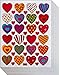 Jazzstick 240 Colorful Valentine Heart Decorative Sticker 10 sheets (VST01A06)