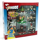 Teck Deck Dude Evolution 6 Figures + 3 Foil Packs of Trading Cards