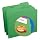 Smead 1/3-Cut File Folders, Heavy Duty Reinforced Tab, Letter Size, Green, 100 Per Box (12134)