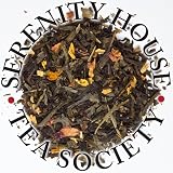 Empires Treasure Peach Pleasure - Loose Leaf Black Green Leaf Tea - Peach Flavor- 2 oz.