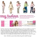 My Twinn Personalized Doll Packet with Matching Girl/Doll Outfits