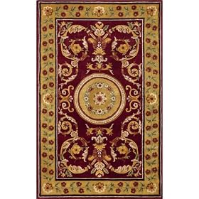 Triumph Area Rug, 7'6x9'6, BURGUNDY GOLD by Home Decorators Collection