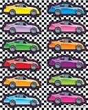 Carson Dellosa Race Cars Shape Stickers (168065)