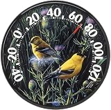 Chaney Instruments Acu-Rite 01711 12.5-inch Goldfinches Thermometer
