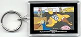 The Simpsons - Dalis Melting Clocks - Acrylic Keychain