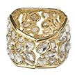 Hollywood Inuition Frosted Bracelet - Rhinestone/Gold