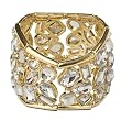 Hollywood Inuition Frosted Bracelet - Rhinestone/Gold